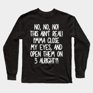 One, two, three... Long Sleeve T-Shirt